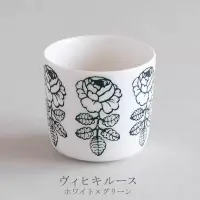 在飛比找蝦皮購物優惠-現貨Marimekko日本限定墨綠線條薔薇手握杯