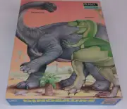 Vintage Golden Camarasaurus/Allosaurus Dinosaurs Jigsaw Puzzle 200 Pieces NEW