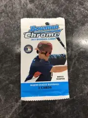 2011 Bowman Chrome Baseball Card Hobby Pack/Foil (3) Possible Mike Trout RC