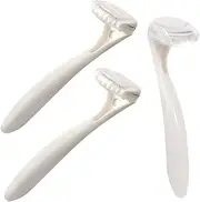 Ipetboom 3pcs Travel Facial Trimmer for Women Skin Friendly Manual Razor Portable Hair Removal Tool for Sensitive Skin Efficient Body Hair Remover for Go Grooming
