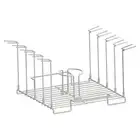 Stainless Steel Roaster Rack, Chicken Leg Holder Grilling Tool Barbecue Skewers