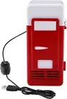 Mini USB Fridge, LED Mini USB Refrigerator USB Refrigerator Drinks Beverage Refr