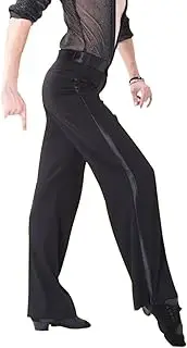 [ZUCKY] Men and Boy Latin Dance Pants Modern Square Dance Trousers Perfect for Jazz Rumba Tango Salsa
