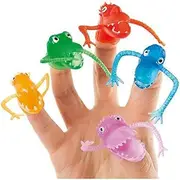 20 Pcs Finger Puppets Monster Finger Puppet Hand Puppets Toys for Party Favors Fun Puppet Shows Schools Playtime Finger Puppets Monster Puppet (Random Pattern)