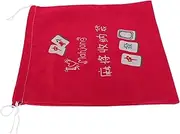 FOMIYES Mahjong Carrying Case Heavy-duty Canvas Bag Large Capacity for Travel Social Gatherings