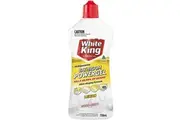 3 x 750mL White King Power Clean Bathroom Gel Lemon