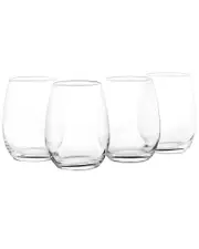 Martha Stewart 4pc 19Oz Stemless Wine Glass Set