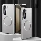 For Samsung Galaxy Z Fold Fold6 5 4 3 Shockproof Folding PC Iron Ring Case Cover