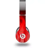 Skin for Beats Solo HD Headphones Fire Red by WraptorSkinz