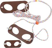 SUPVOX 1set Bearded Dragon Leash Lightweight Outdoor Reptile Harness for Small Pets Comfortable Fit Secure Walking for Lizards Easy to Clean Pu Material