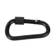 Carabiner Clip Key D Ring, Large 78mm, Lock D-ring Spring Split Rings Aluminum Keychain Clips Hook Set Durable Quick Release Multicolor