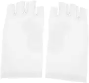 [Yardwe] Half-Finger Gloves for Men Uv Protection Cycling Gloves Thin Breathable Outdoor