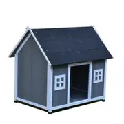 PawHub Wooden Pet Dog Kennel Timber Awning House Cabin Log Box