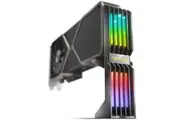 Antec RGB GPU Support Bracket Graphics Card Holder Addressable RGB 5V 3PIN RGB Connector. Black