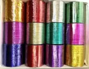 Indian Jewelry Kids Metal Bangles red blue green gold 1-10 1-12 1-14 2 2-2 2-4