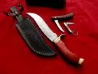 7" Steel FOLDING & 4",13" DAMASCUS Hunting/Camping/Fishing Knife/Handmade Finish