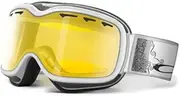 [Oakley] Stockholm Snow Goggles(Pearl White/Amber Black Iridium Polarized)