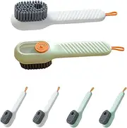 [lubrati] 4pcs Household Soft Bristle Cleaning Brush, Multifunctional Shoe Brush with Liquid Box, Multi-Function Hydraulic Cleaning Brush