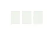 3x 32pc Filofax A5 Notebook Refill White Square Paper Writing School Stationery