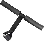 Fitness Bar Equipment Pull up Bar Sit Ups Belly Weight Equipment Sit-up Tool Abdominal Stimulator Floor Mounted Sit up Bar Abdominal Fitness Helper Fitness Poles Black