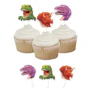 Dino Blast Cupcake Picks (Pack of 12)