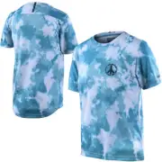 TLD Flowline Youth Short Sleeve Jersey - Youth L - Plot Ivy