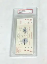 1957 President Dwight Eisenhower Inauguration Inaugural Parade Full Ticket PSA 7