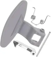 UTHCLO 1Set Metal Drum Washer Replacement Handle Compatible with Lg Washing Machine Durable Door Handle for Easy Installation Washer Dryer Parts Enhance Functionality Appearance