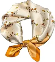 [HAMKVBPR] Neck Scarfs for Women Women's Silk Scarf Thin Section Fresh Small Square Scarf Ladies Neckerchiefs