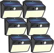 [6 Packs] Solar Outdoor Lights Motion Sensor Solar Security Lights Waterproof wi