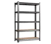 Warehouse Rack 1.5m Height 2 Adjustable Racks Metal Steel Warehouse Shelving
