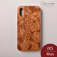 在飛比找蝦皮商城優惠-Woodu 木製手機殼 莫內花池 iPhone XS Max