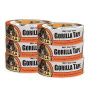 Gorilla White Duct Tape, 1.88" x 30 yd, White, (Pack of 2)