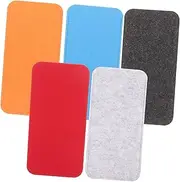 [FOMIYES] 5 Pack Soft Glasses Pouch Sunglasses Case Glasses Bag Reusable Travel Pouch Stylish Eyewear Storage