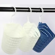 Plastic Storage Basket - Small Basket - Space Saving Hanging Organizer - Home Storage Basket Set of 3