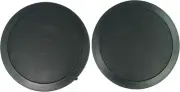 2 CC65T Black 6.5" Commercial 70V Ceiling Speakers for Restaurant