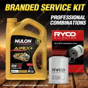 Ryco Oil Filter 5L APX5W30D1 Eng. Oil Service Kit for Suzuki Kizashi S-Cross Sx4