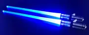 Lightsaber Chopsticks Light Up - Blue LED Glowing Light Saber Star Wars