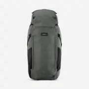 Men’s Trekking Backpack Suitcase Opening 70L - Travel 900 - Khaki Brown