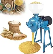 Electric Grain Mill Grinder,1500W Commercial Mill Grinder, 1400r/min Cereals Grinder, Grinding Disc Diameter 150mm, with Funnel, for Corn/Coffee/Wheat/Rice Grain/Dry Feed/Flour