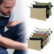 3/6Pcs Canvas Zipper Tool Bag 12 inch Waterproof Tool Pouches Multipurpose StUZi