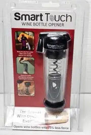 2014 Sealed Smart Touch Wine Bottle Opener With Foil Cutter & Corkscrew
