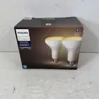 ✅ Philips Hue White Ambiance 2-Pack BR30 LED Smart Bulbs Bluetooth | NEW!