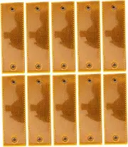 Mikinona 10pcs Reflective Strips for Trailers Trucks Easy to Install Reflectors for Enhanced Visibility Multiple Applications Low Light Conditions