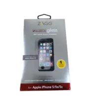 ZAGG iPhone SE 5 5s 5c Tempered Glass Clear Screen Protector