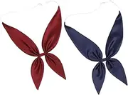 [WOFASHPURET] 2pcs Bow Tie Set Sailor Uniform Bow Tie Japanese School Uniform Necktie