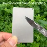 Sharpening Made Easy 2-Sided Credit Card Artificial Diamond File with 600 Fine