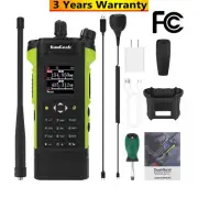 HAMGEEK APX-8000 12W VHF UHF Walkie Talkie Dual PTT w/ Mic + Programming Cable
