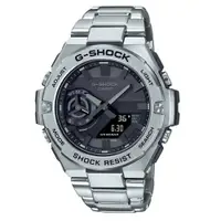 在飛比找ETMall東森購物網優惠-【CASIO 卡西歐】G-SHOCK 雙顯錶不鏽鋼錶帶 太陽