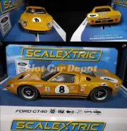 Scalextric Ford GT40 "1968 BOAC 500" #8 Drury/ Holland with Lights DPR C4495